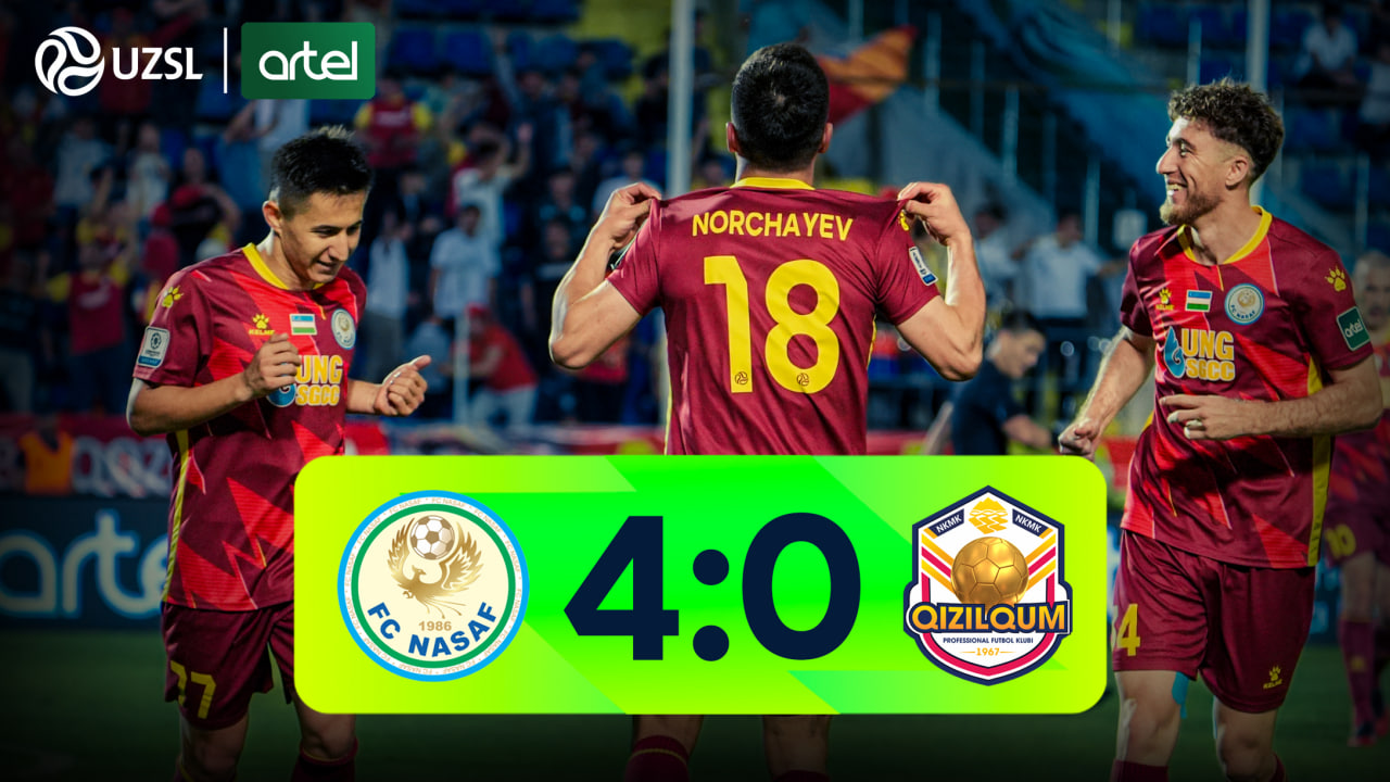 Nasaf 4:0 Qizilqum. Match highlights