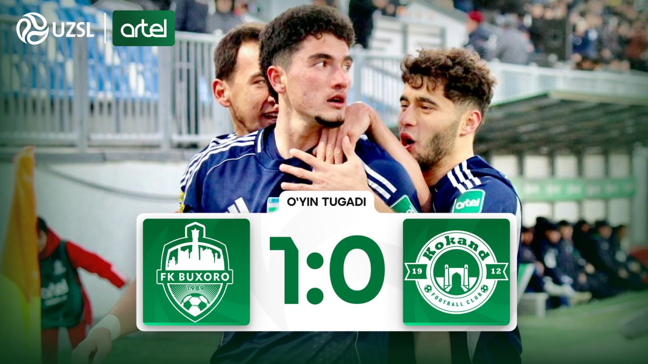 Superliga, 1-tur. Buxoro 1:0 Qo‘qon-1912