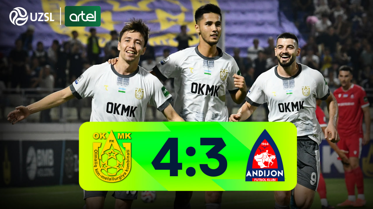 OKMK 4:3 Andijon. Match highlights