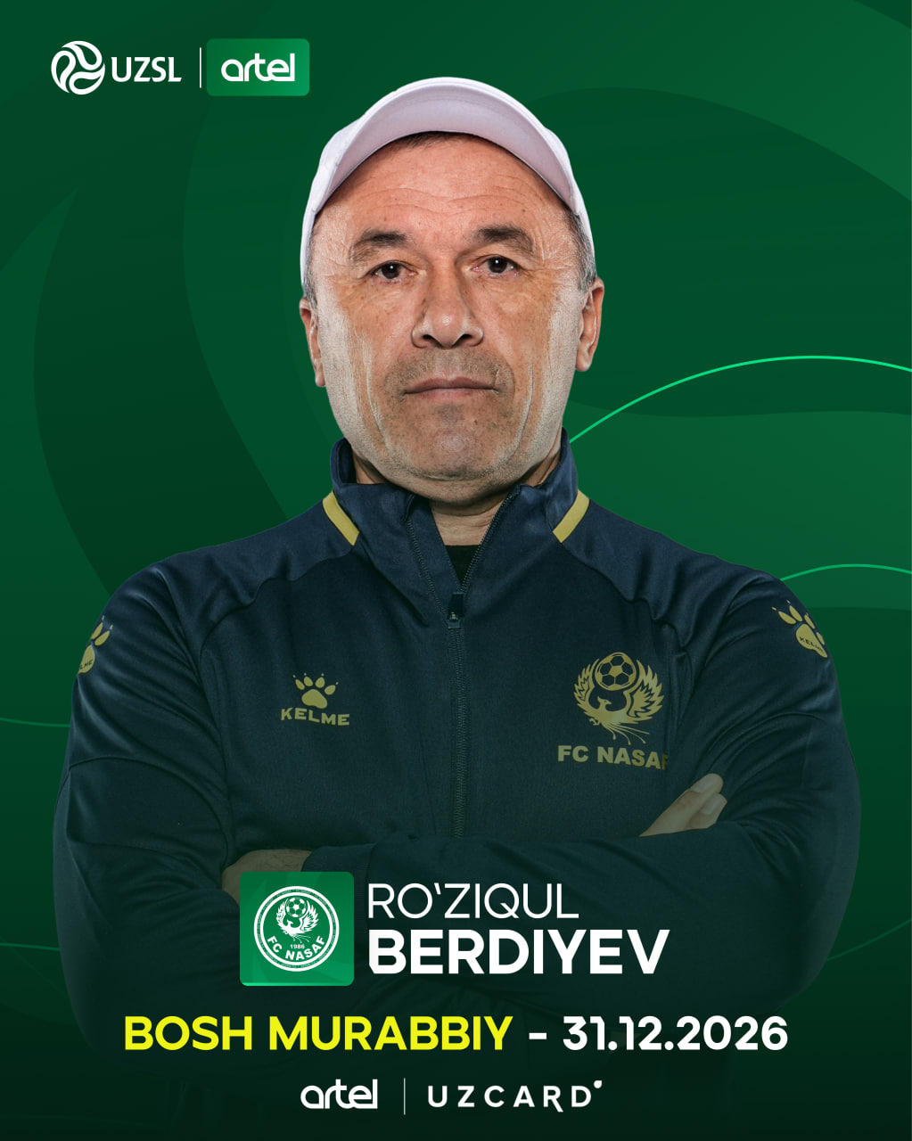 Ro‘ziqul Berdiyev Nasaf bilan kelishuvni uzaytirdi
