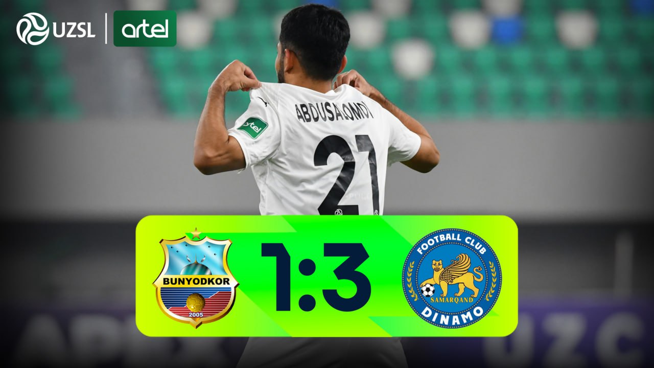 Superliga, 28-tur. Bunyodkor 1:3 Dinamo