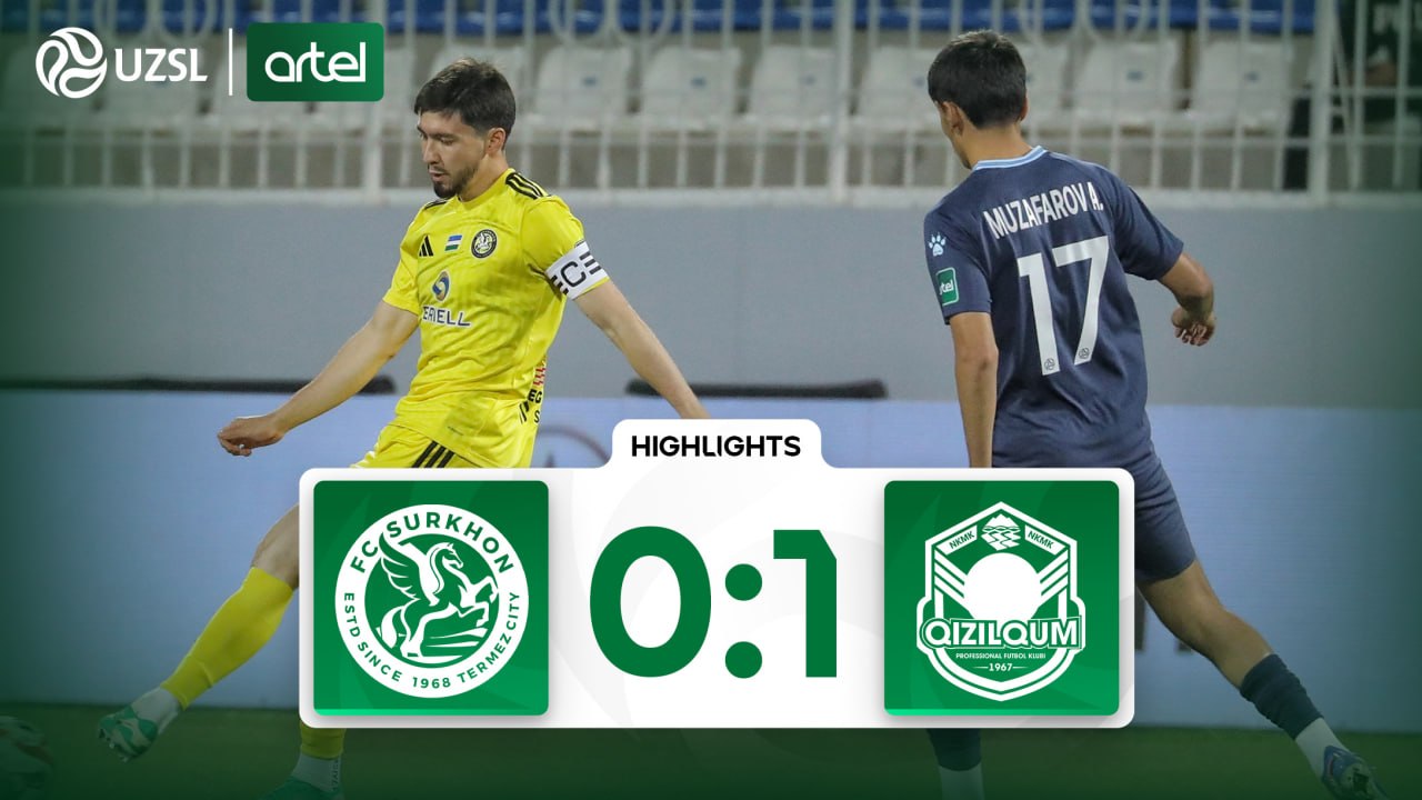 Superliga, 8-tur. Surxon 0:1 Qizilqum