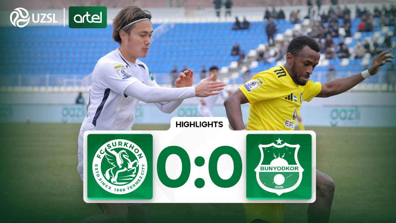 Superliga, 3-tur. Surxon 0:0 Bunyodkor