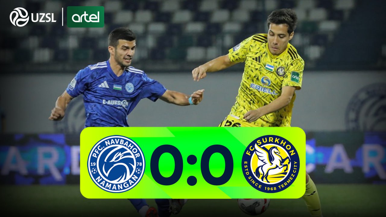 Superliga, 21-tur. Navbahor 0:0 Surxon