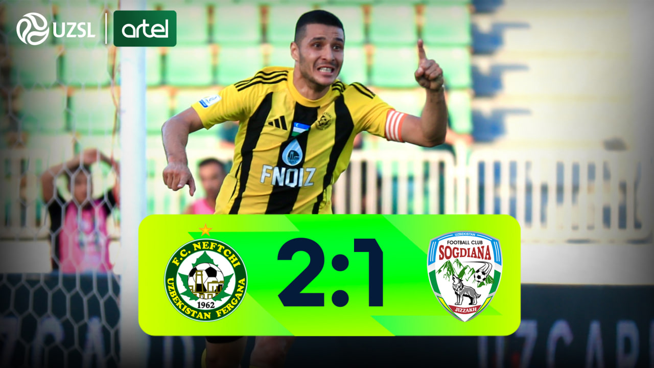 Superliga, 8-tur. Neftchi 2:1 So‘g‘diyona