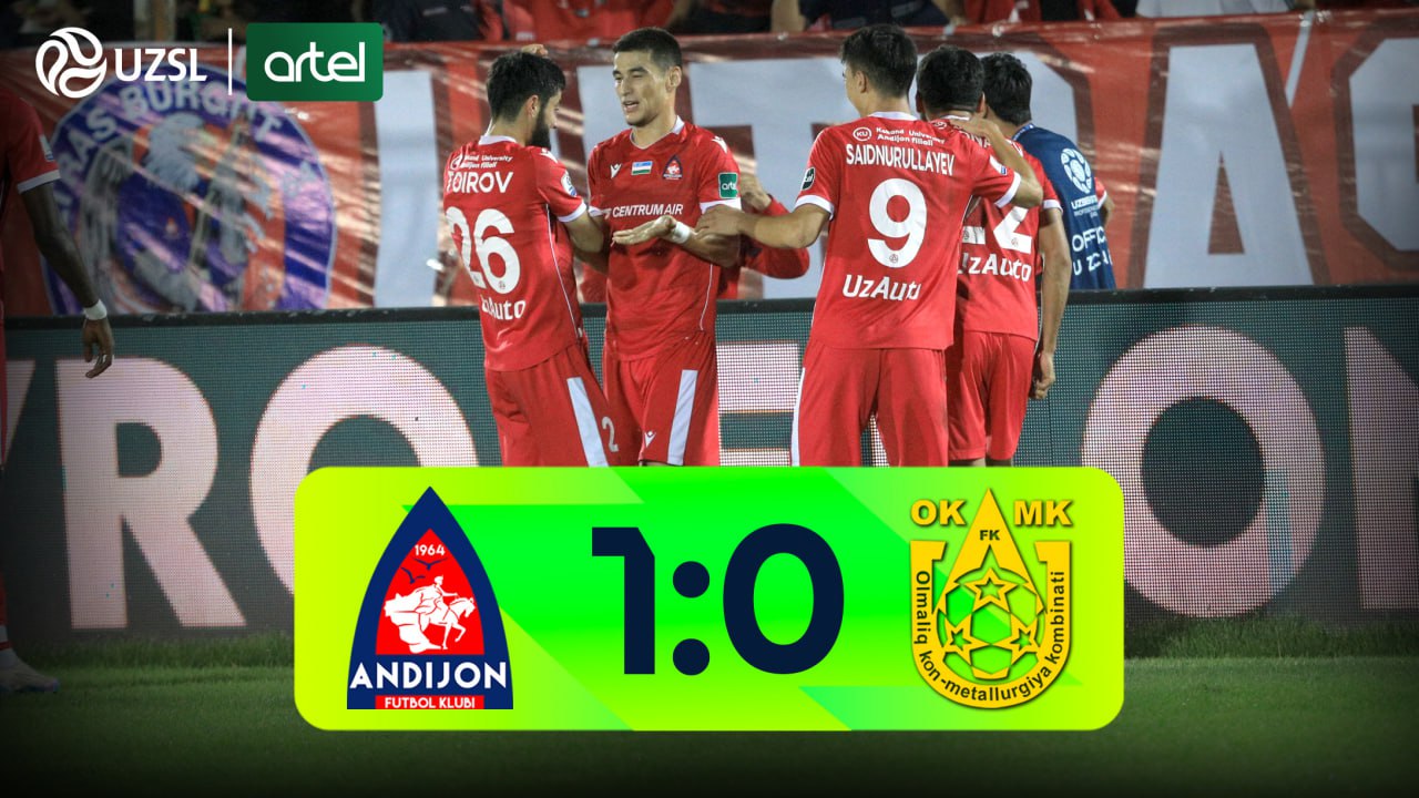 Superliga, 23-tur. Andijon 1:0 OKMK