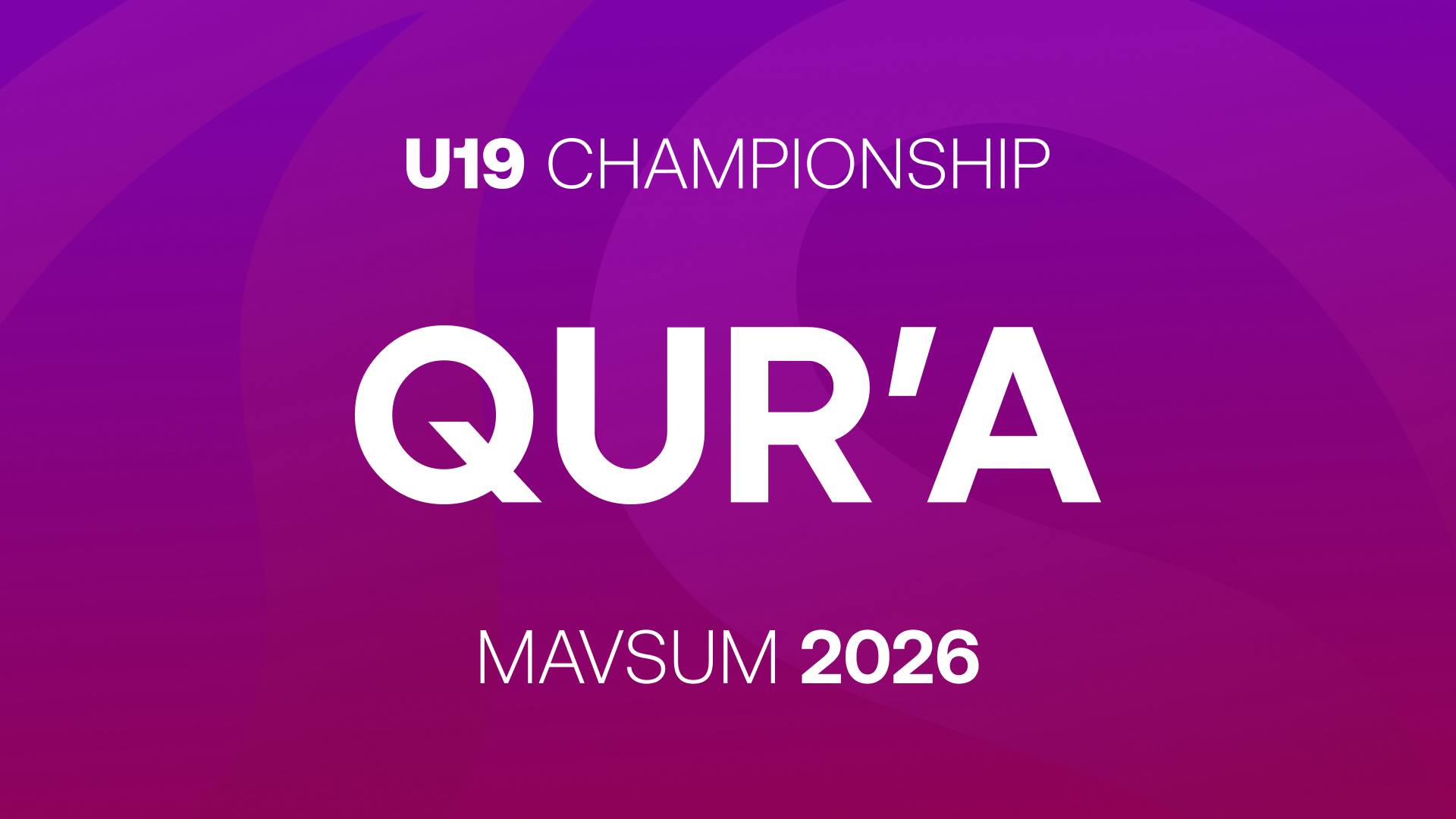 U19 Chempionatining yangi mavsumiga qur’a tashlandi