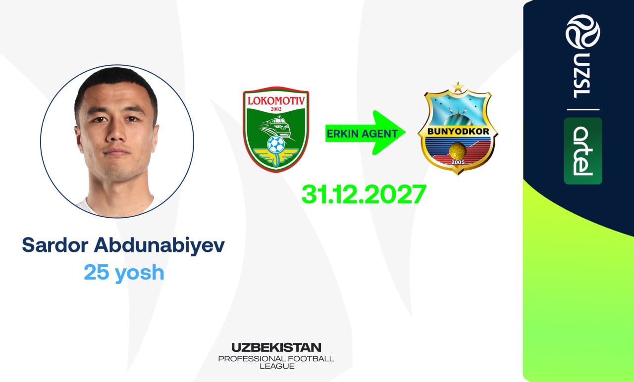 Odiljon Hamrobekov signs with Bunyodkor