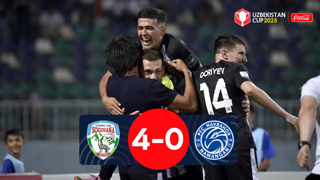 O‘zbekiston kubogi, chorak final. So‘g‘diyona 4:0 Navbahor