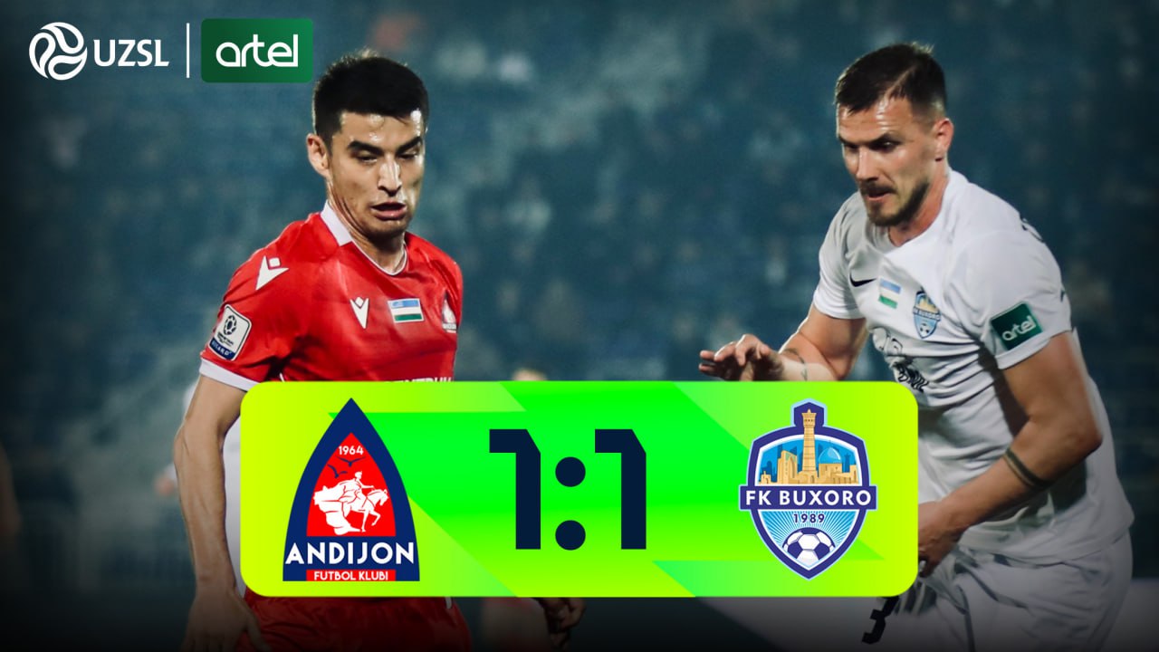 Superliga, 27-tur. Andijon 1:1 Buxoro