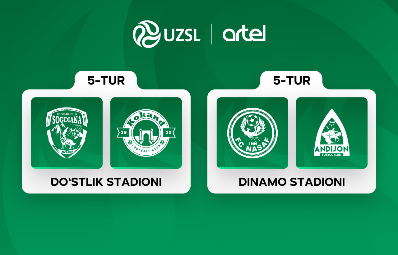 So‘g‘diyona – Qo‘qon-1912 bahsi Do‘stlikda o‘tkaziladi, Nasaf Andijonni Samarqandda qabul qiladi