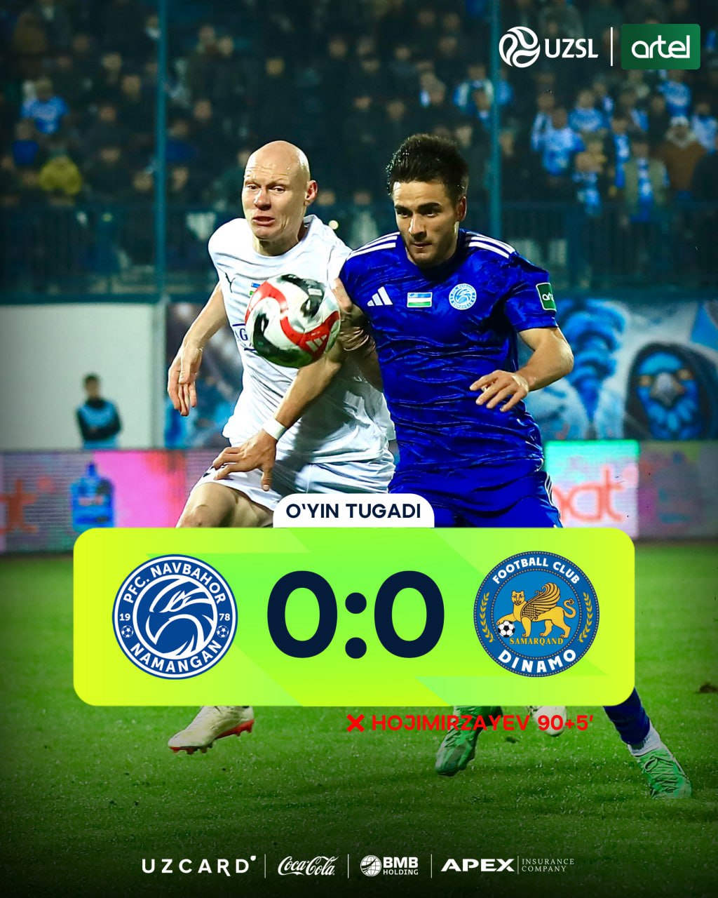 Superliga. 1-turning markaziy o‘yiniga marhamat