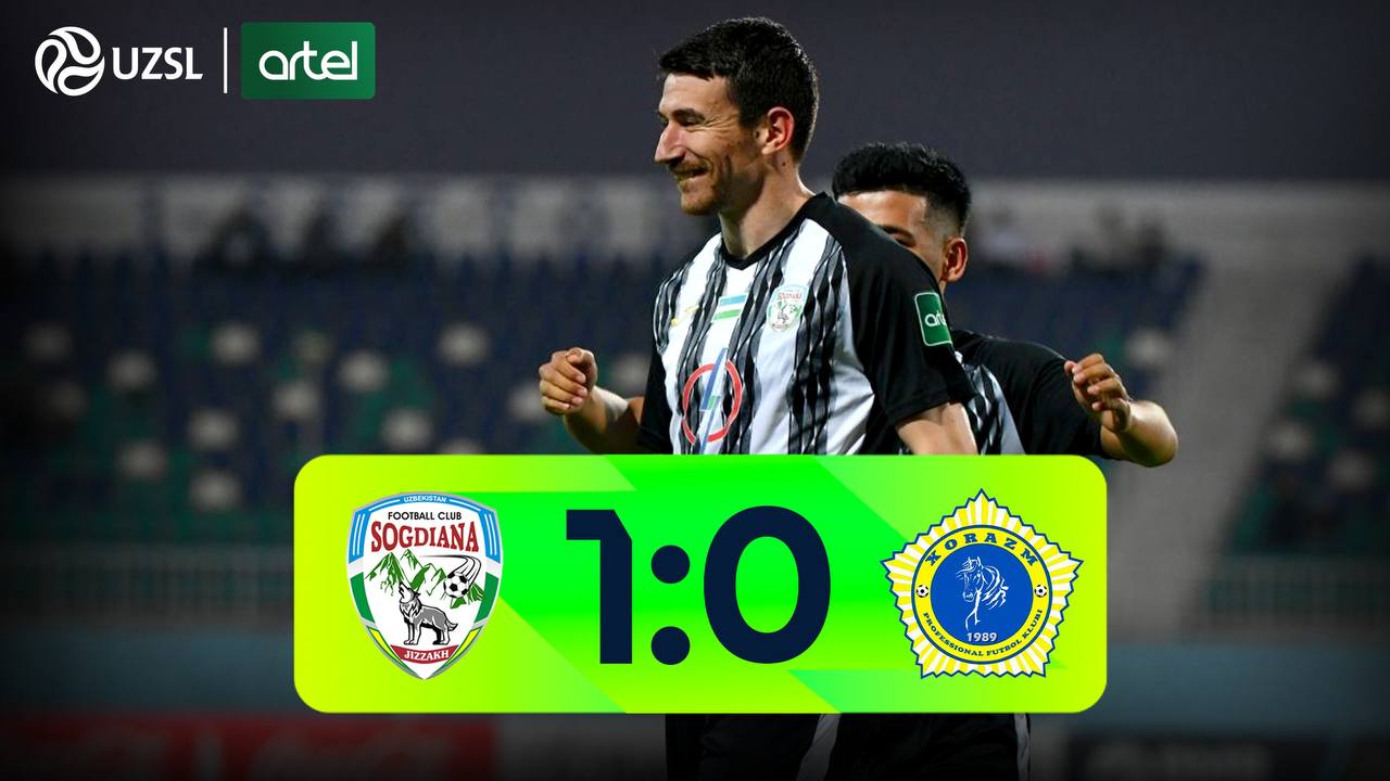 Superliga, 13-tur. So‘g‘diyona 1:0 Xorazm