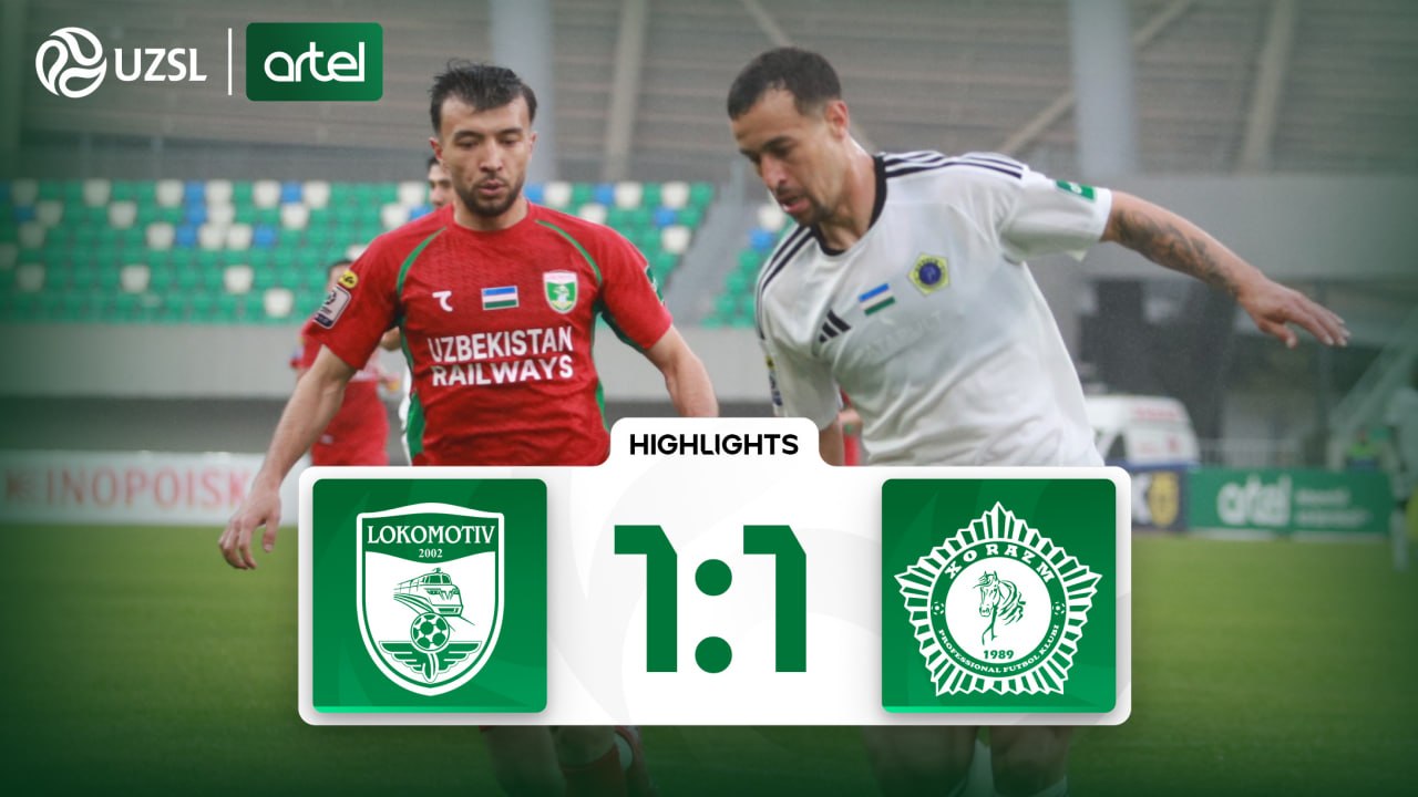 Superliga, 6-tur. Lokomotiv 1:1 Xorazm