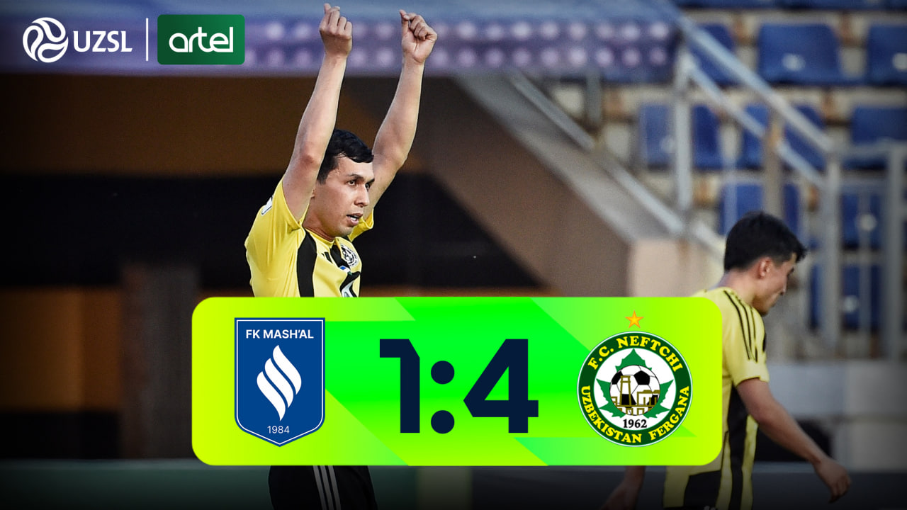 Superliga, 5-tur. Mash'al 1:4 Neftchi
