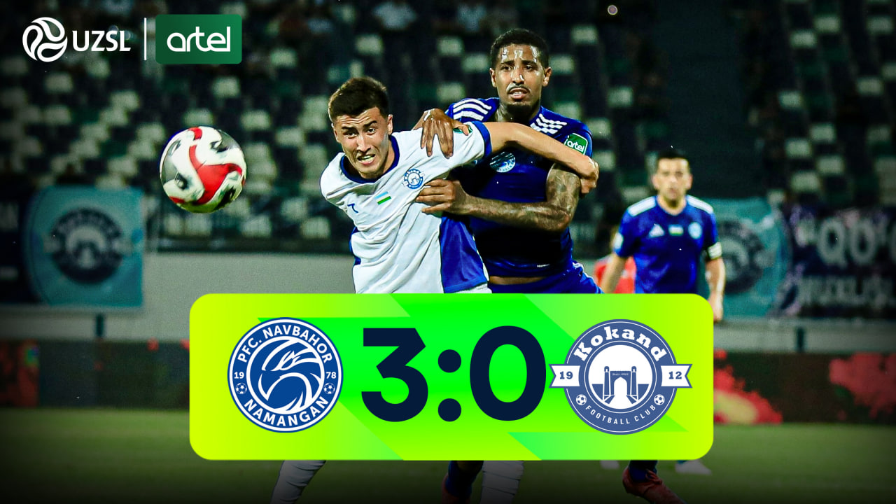 Superliga, 11-tur. Navbahor 3:0 Qo‘qon-1912