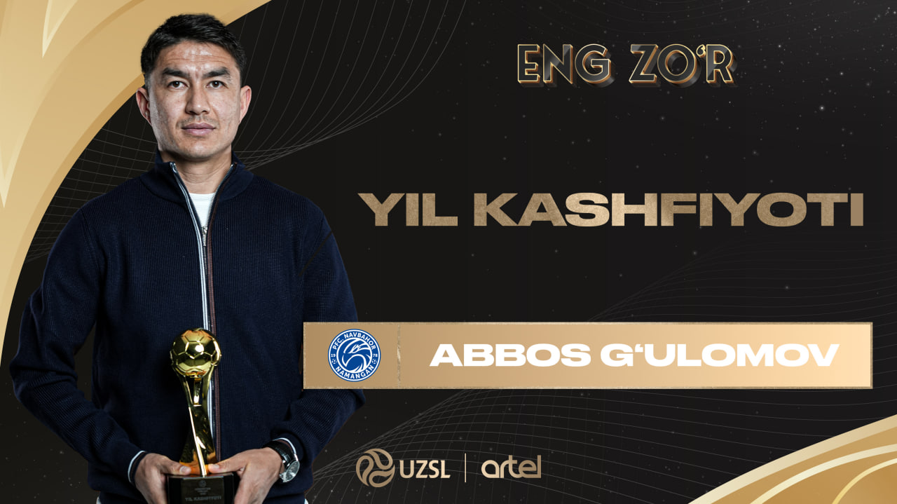 Superliga-2025. Yil kashfiyoti — Abbos G‘ulomov