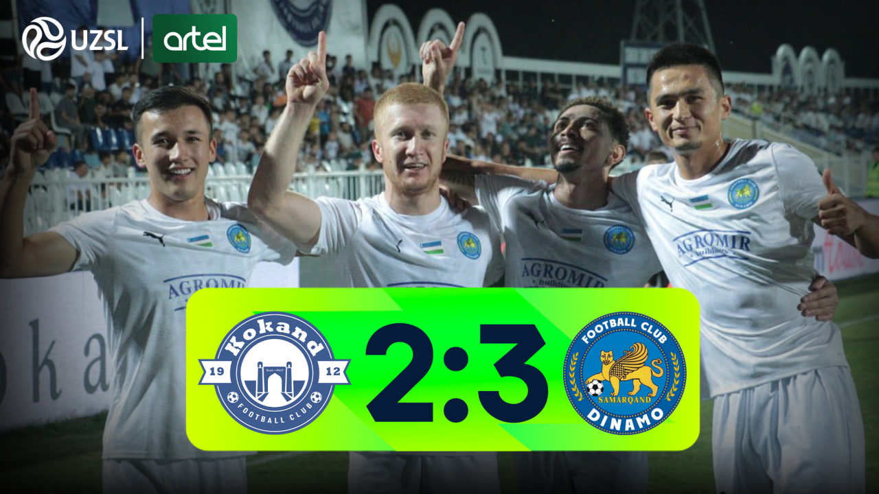 Superliga, 14-tur. Qo‘qon-1912 2:3 Dinamo