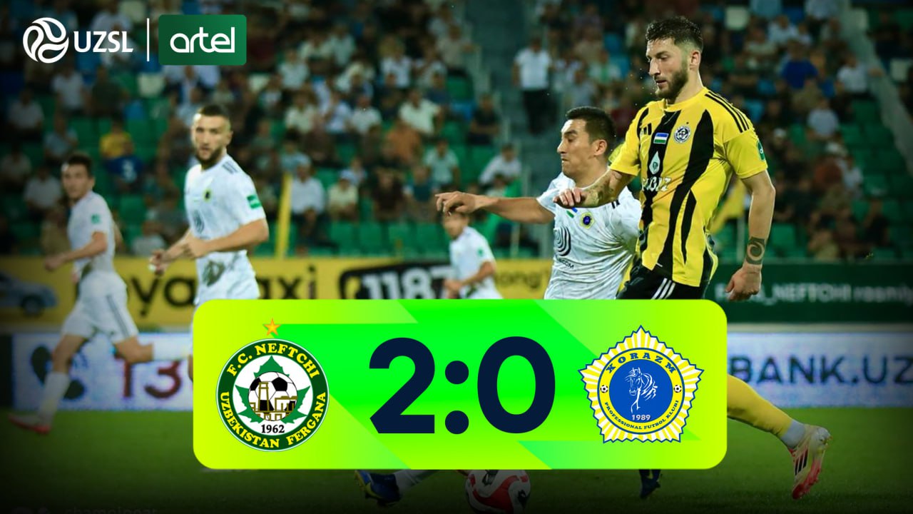 Neftchi 2:0 Xorazm. Match highlights
