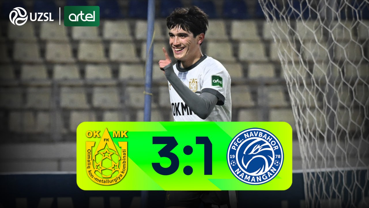 Superliga, 28-tur. OKMK 3:1 Navbahor