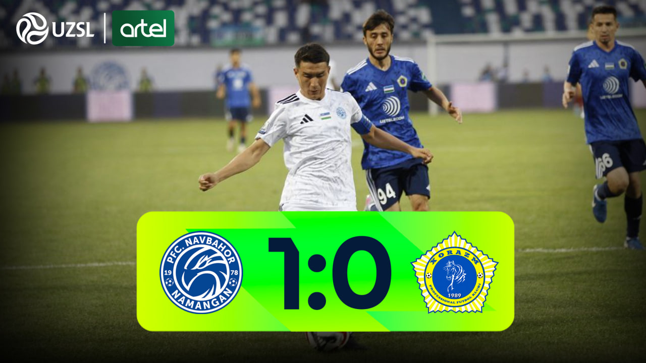 Superliga, 9-tur. Navbahor 1:0 Xorazm