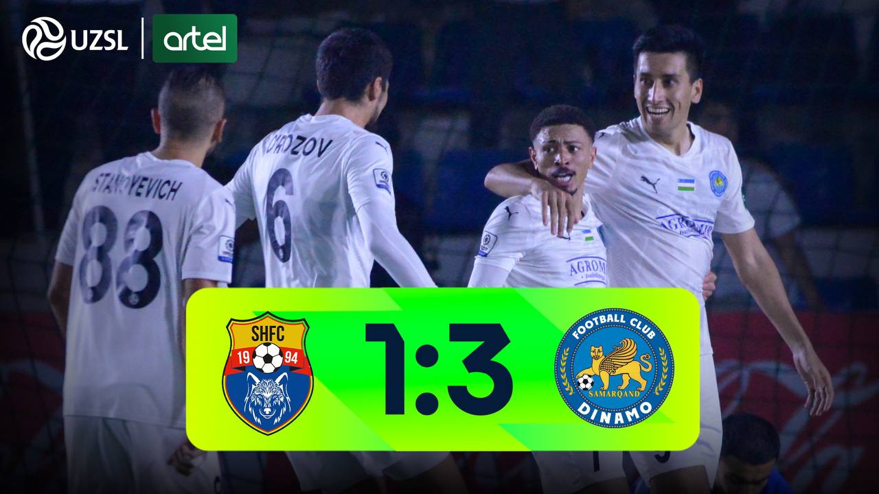 Sho'rtan 1:3 Dinamo. Match highlights