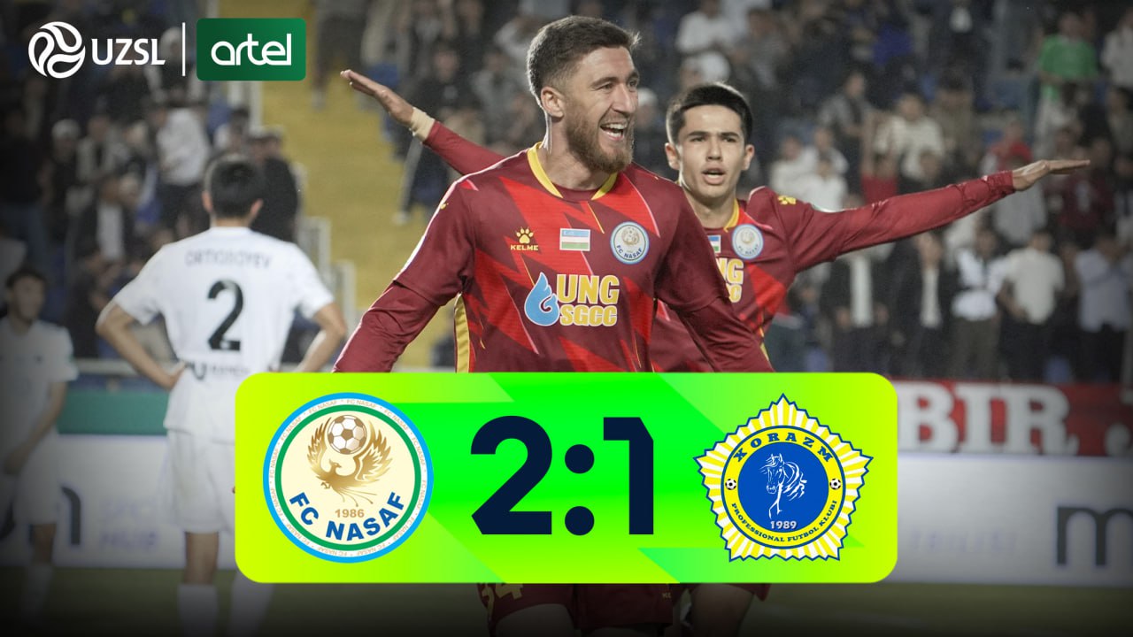 Superliga, 23-tur. Nasaf 2:1 Xorazm