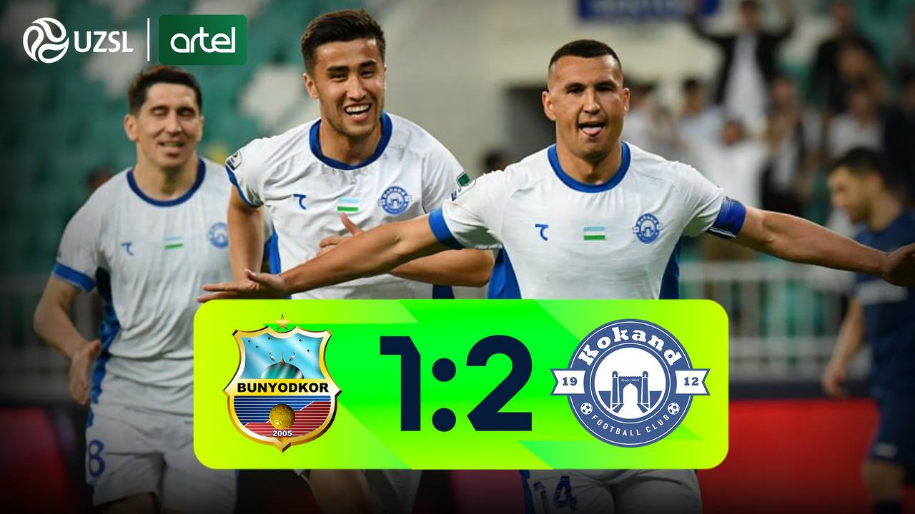 Superliga, 8-tur. Bunyodkor 1:2 Qo‘qon 1912