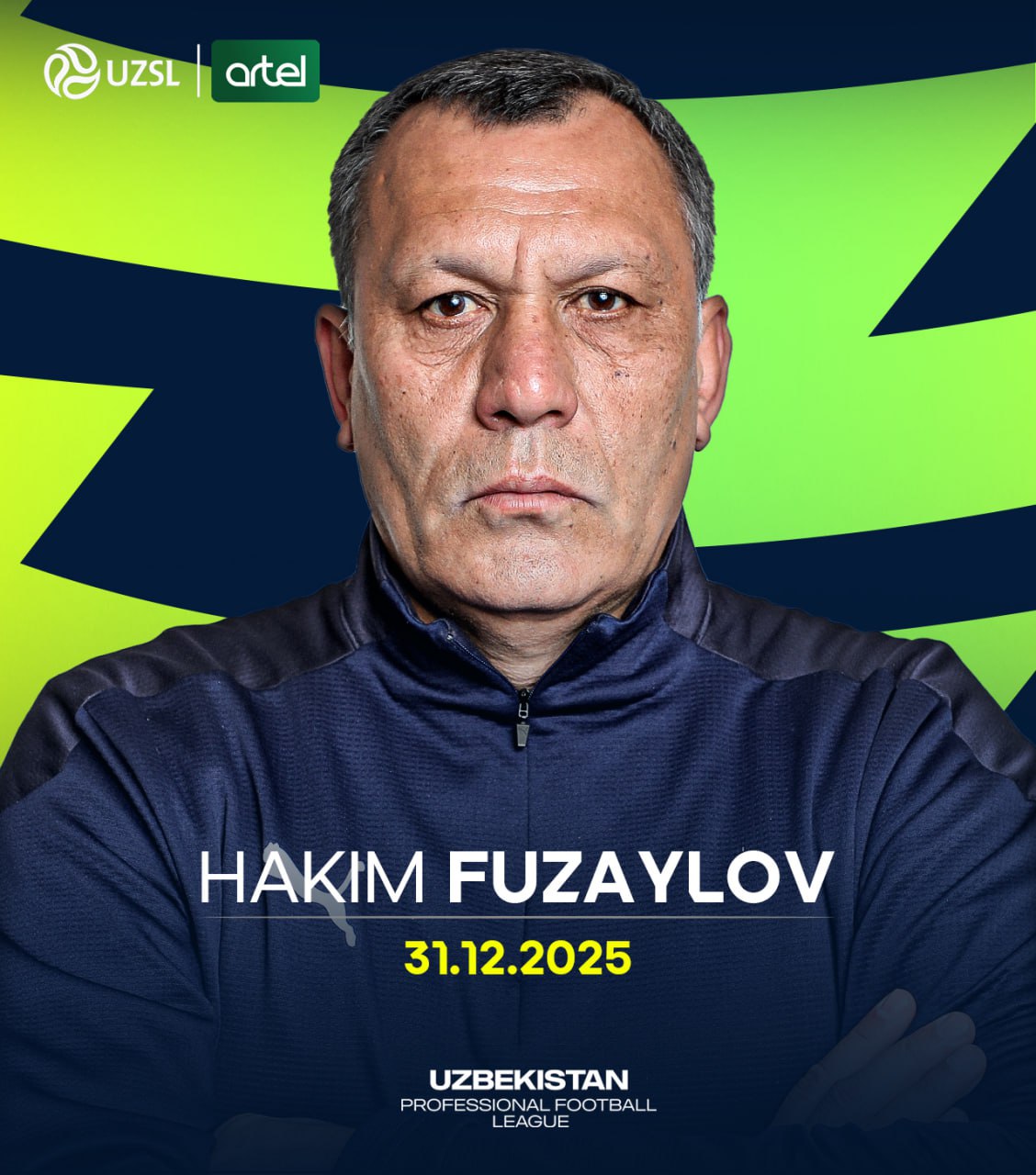 Hakim Fuzaylov will remain as the head coach of Khorezm