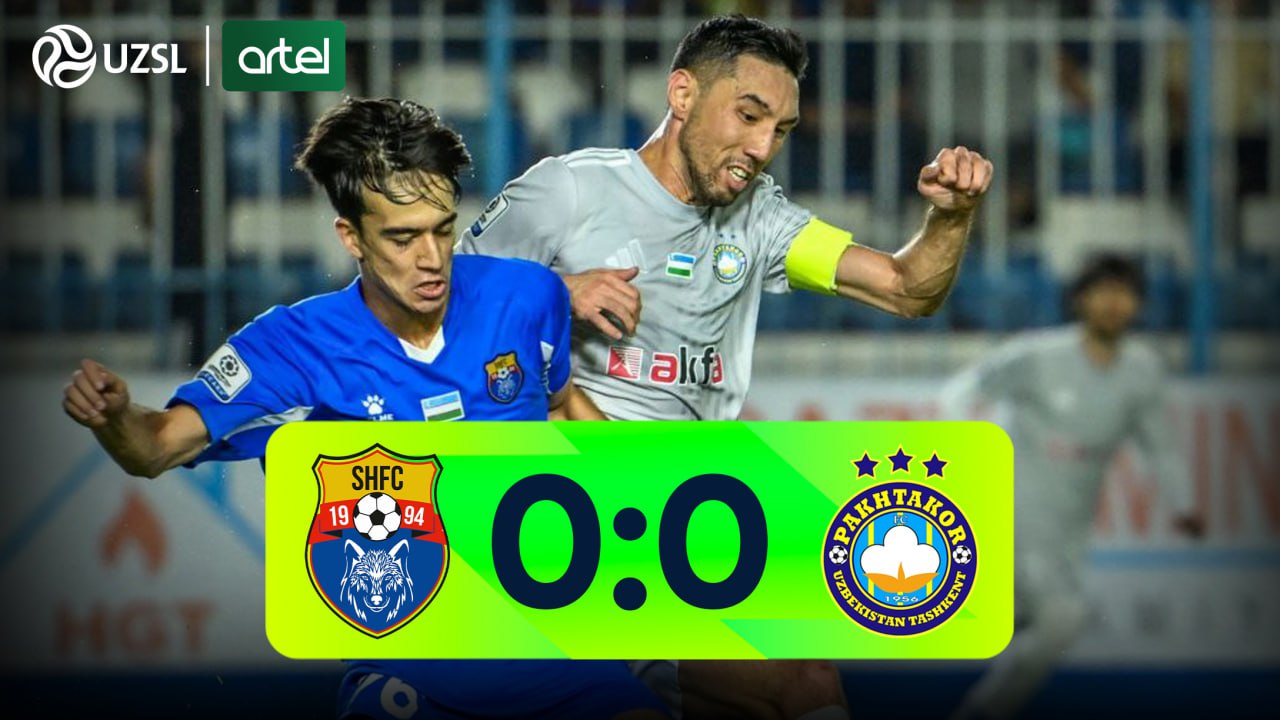 Superliga, 22-tur. Sho‘rtan 0:0 Paxtakor