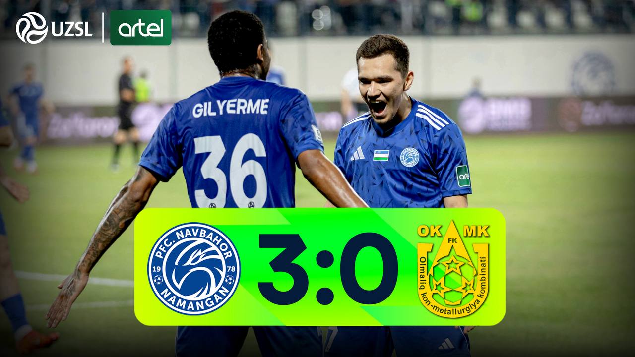 Superliga, 13-tur. Navbahor 3:0 OKMK