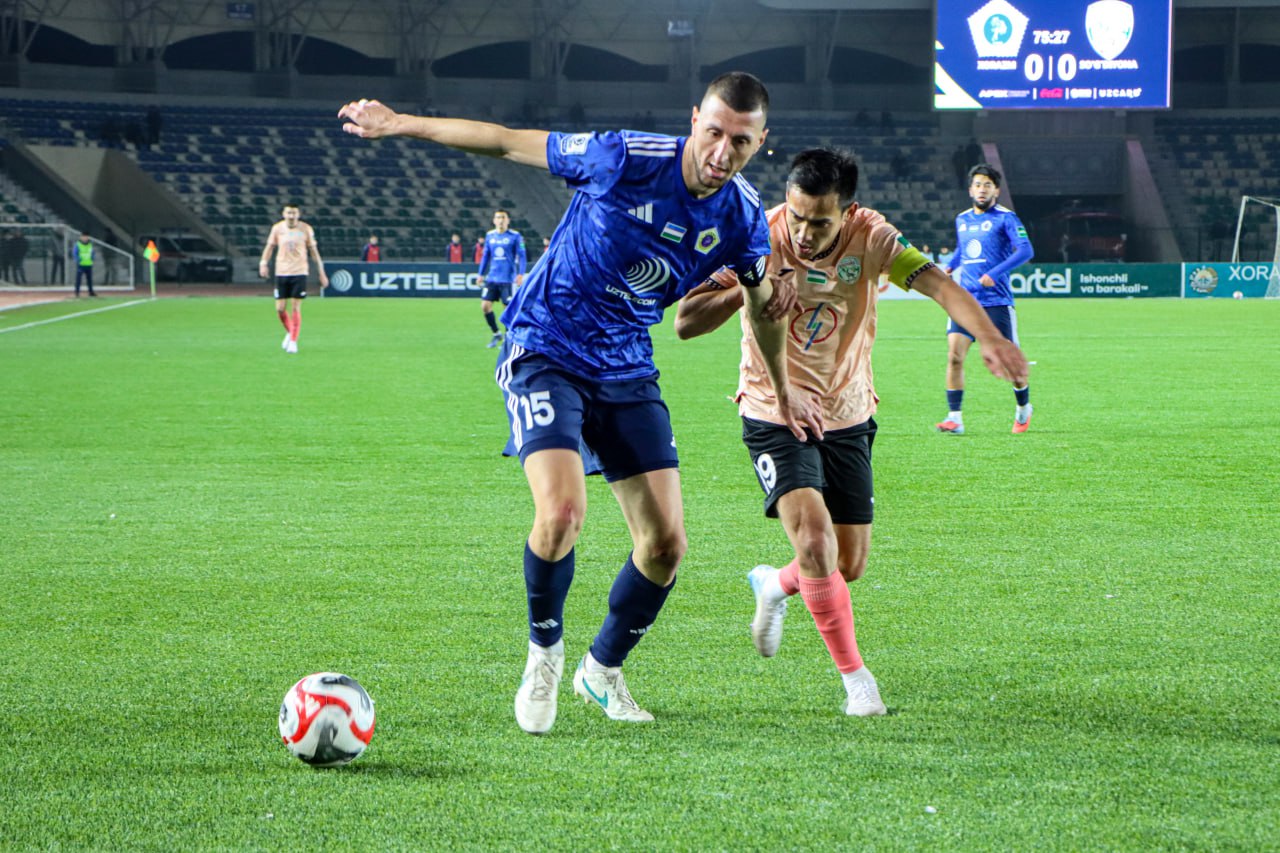 Superliga. So‘g‘diyona Urganchda Xorazm’dan ustun keldi