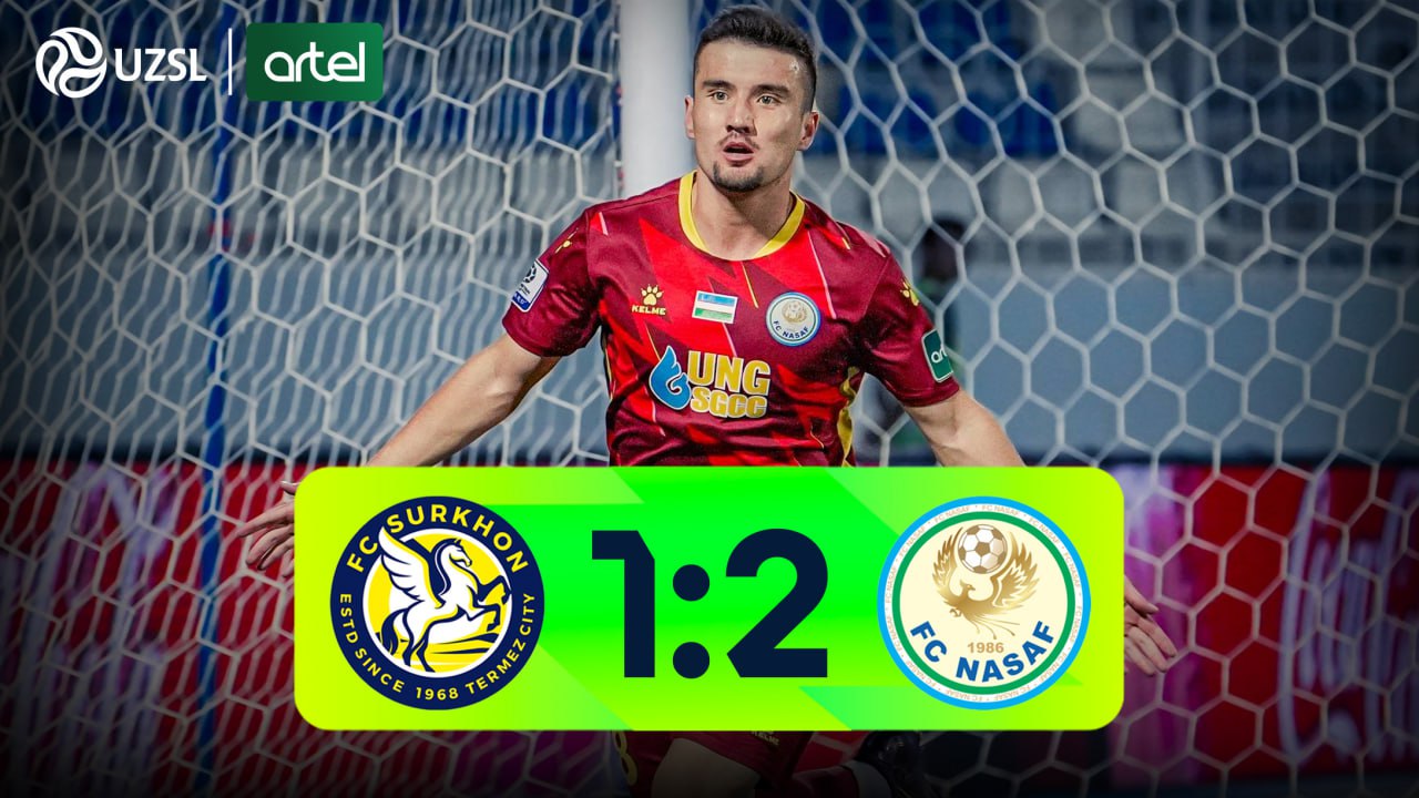 Superliga, 20-tur. Surxon 1:2 Nasaf