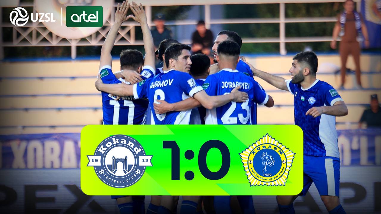Superliga, 7-tur. Qo‘qon-1912 1:0 Xorazm