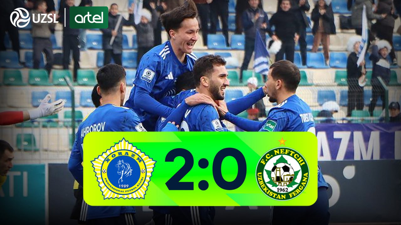 Superliga, 30-tur. Xorazm 2:0 Neftchi