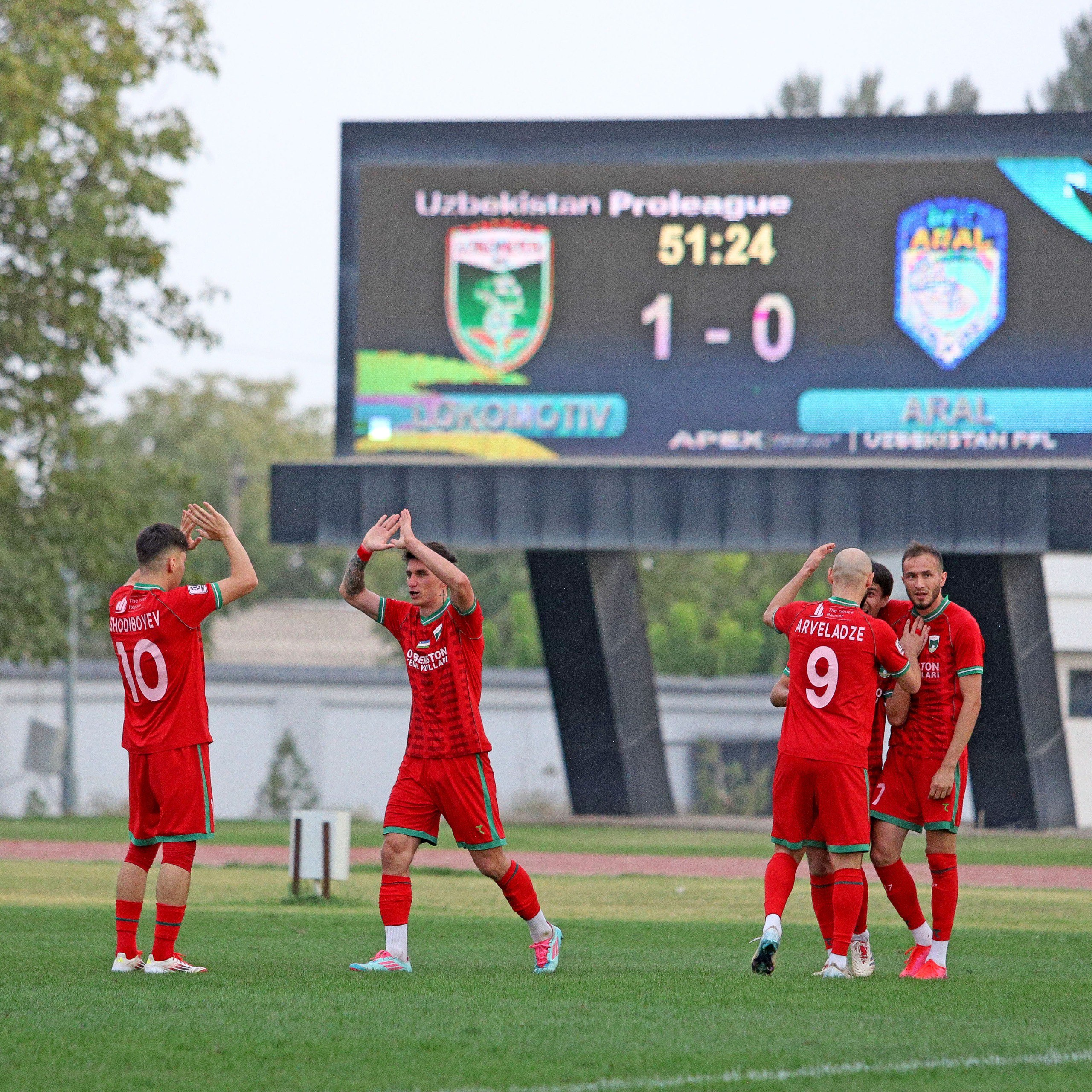 Proliga. Lokomotiv markaziy bahsda Aralni mag‘lub etdi