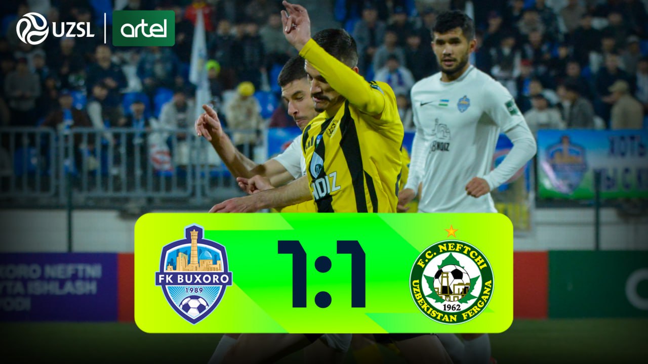 Superliga, 27-tur. Buxoro 1:1 Andijon