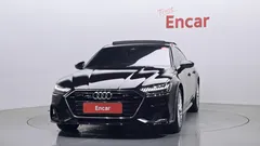 2021 Audi A7 45 TDI Quattro Premium, чёрный — фото 3