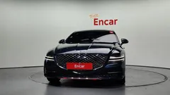 2021 Genesis G80 Gasoline 2.5 Turbo AWD, синий — фото 3