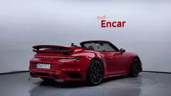 2022 Porsche 911 Turbo S Cabriolet, красный — фото 2