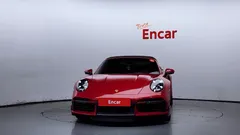 2022 Porsche 911 Turbo S Cabriolet, красный — фото 3