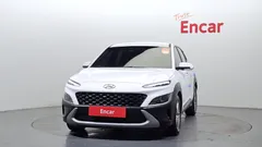 2021 Hyundai Kona Gasoline 1.6 Turbo 2WD, белый — фото 3