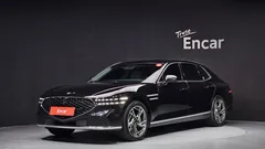 2022 Genesis G90 Gasoline 3.5 Turbo AWD, чёрный — фото 1