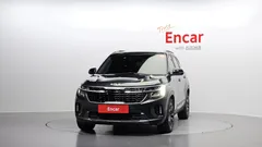 2023 Kia Seltos Gasoline 1.6 Turbo 4WD, серый — фото 3