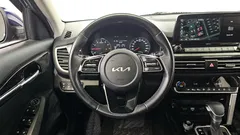 2022 Kia Seltos Gasoline 1.6 Turbo 2WD, синий — фото 17