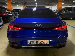 2021 Hyundai AVANTE Modern, синий — фото 4