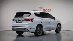 2021 Hyundai Santafe Diesel 2.2 2WD, белый — фото 2