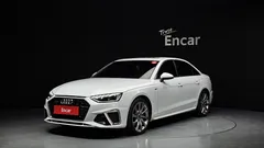 2023 Audi A4 45 TFSI Quattro Premium, белый — фото 1