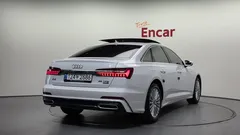 2021 Audi A6 45 TFSI Quattro Premium, белый — фото 2