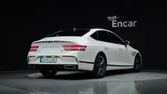 2022 Genesis G80 Gasoline 3.5 Turbo AWD, белый — фото 2
